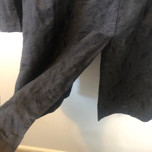 Long Sleeve Elegant Vintage Women's Fitted Black Cardigan Size S Button-Up - Picture 6 of 9